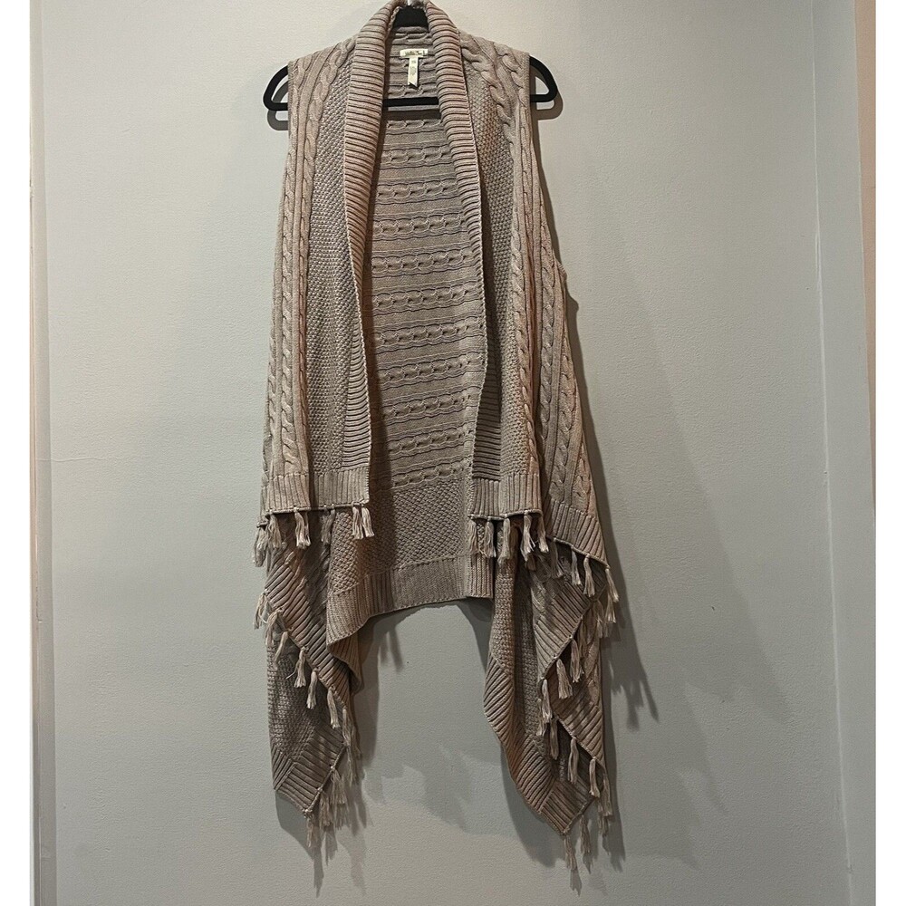 Matilda Jane Taupe Knit Cardigan with Tassels